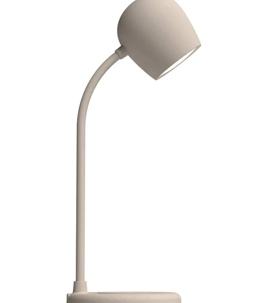 Adaptere Og Opladere*Kreafunk Lampe m. Oplader + Højtaler - Ellie - 12x32 cm - Ivory