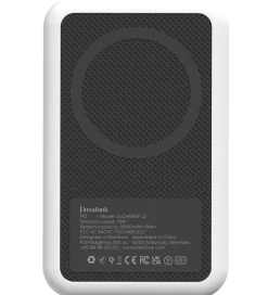Kreafunk Powerbank - toCHANGE QI - Hvid - 5.000mAh