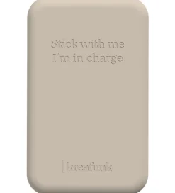 Powerbanks*Kreafunk Powerbank - toCHARGE Qi - Ivory Sand - 5.000mAh