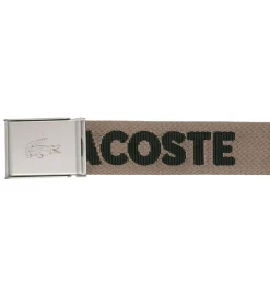 Bælter*Lacoste Bælte - Jaquard Webbing - Morel Noir
