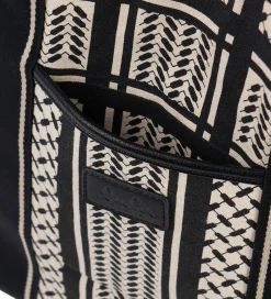Lala Berlin Shopper - East West - Heritage Stripe Black