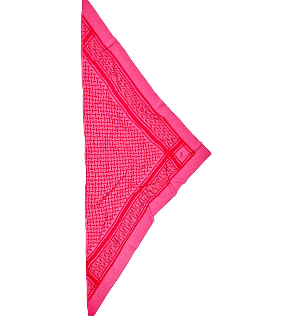 Tørklæder*Lala Berlin Tørklæde - Triangle Trinity Classic M - Pink