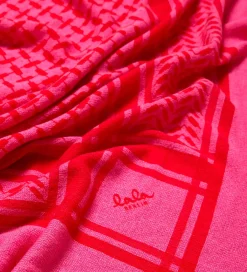 Tørklæder*Lala Berlin Tørklæde - Triangle Trinity Classic M - Pink