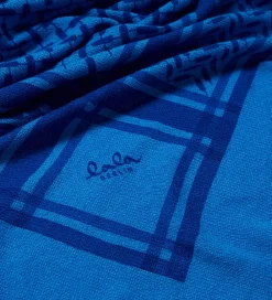 Børn Lala Berlin Tørklæde - Triangle Trinity Classic M - Blå