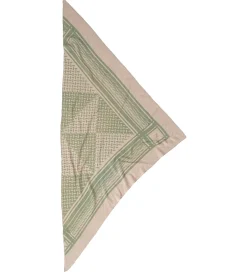 Tørklæder*Lala Berlin Tørklæde - 162x85 - Triangle Puzzle - Dune/Sage