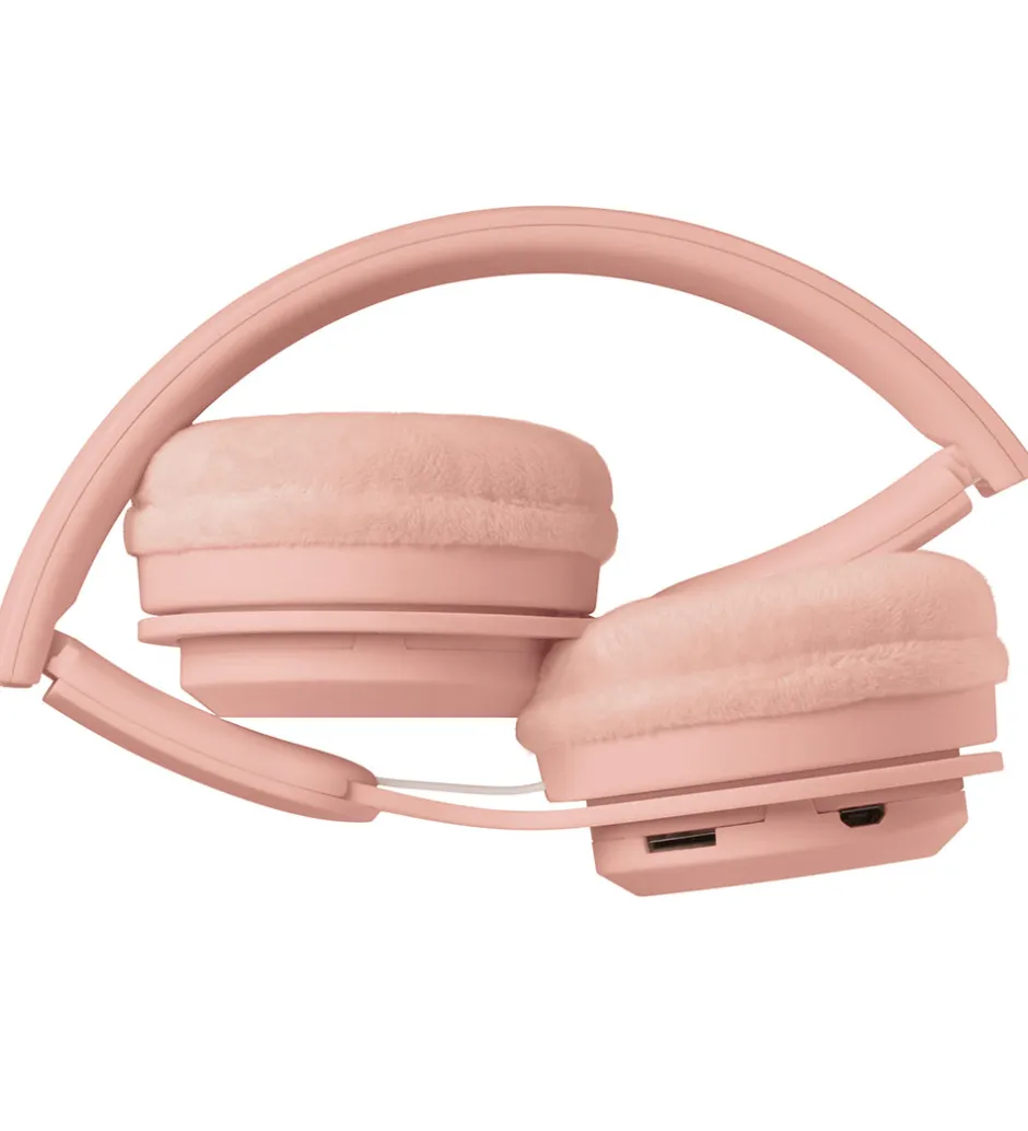 Høretelefoner*Lalarma Høretelefoner - Trådløs - 85db - Rose Pastel