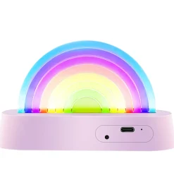 Fritstående Lamper|Lamper*Lalarma Lampe - Dancing Rainbow - 18x11x4 cm - Lilla