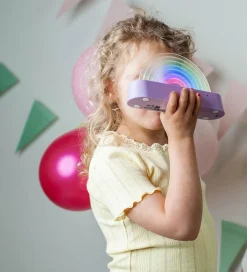 Fritstående Lamper|Lamper*Lalarma Lampe - Dancing Rainbow - 18x11x4 cm - Lilla
