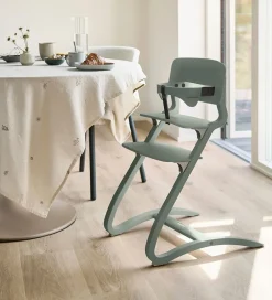 Højstole|Møbler*Leander Classic Bøjle til Højstol - Sage Green m. Læderstrop