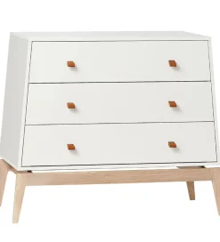 Kommoder*Leander Luna Kommode - 103x52x86 - Hvid/Eg