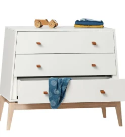 Kommoder*Leander Luna Kommode - 103x52x86 - Hvid/Eg