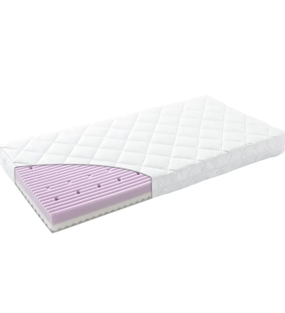Leander Luna Madras - Comfort +7 - 140x70 cm - Hvid