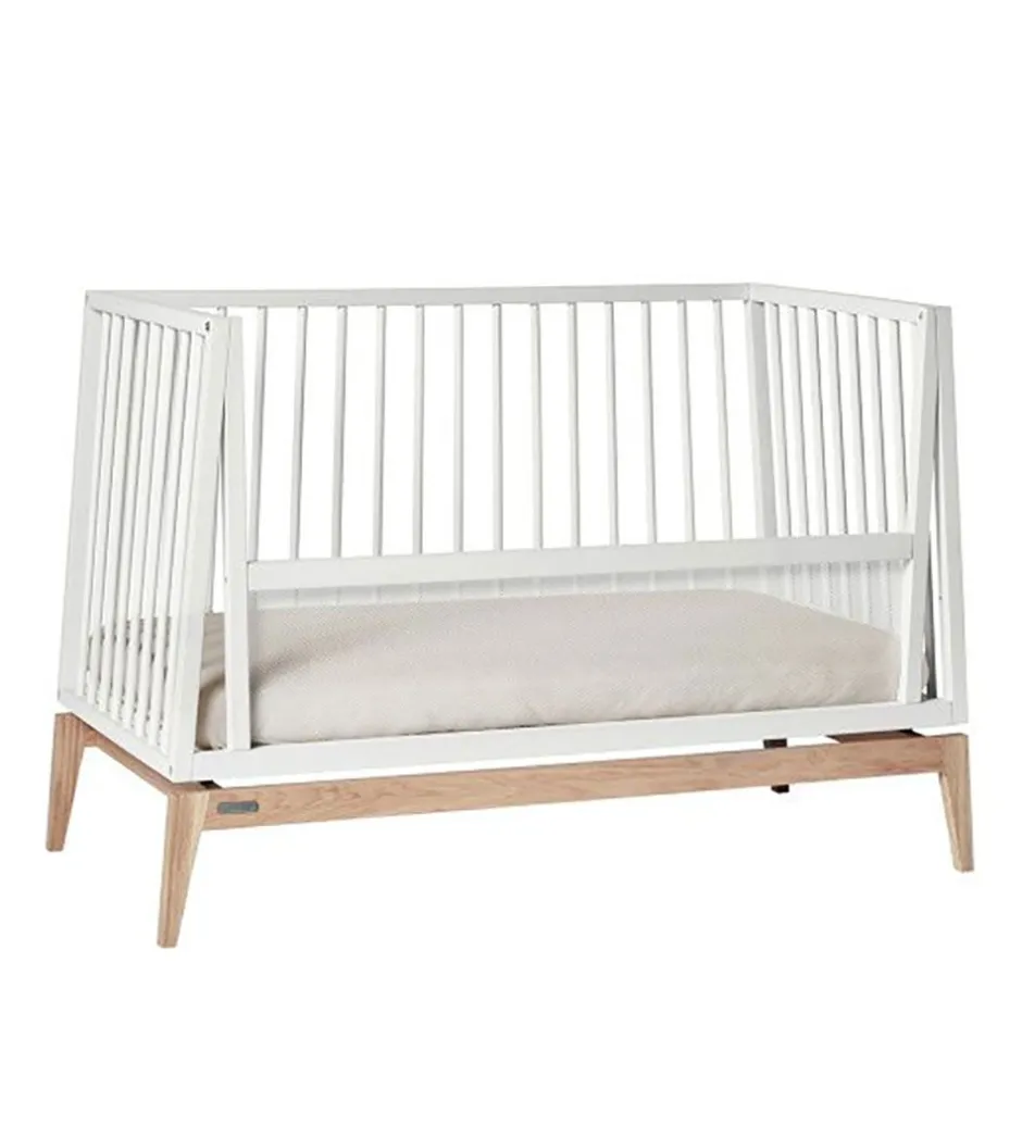 Senge*Leander Luna Ombygningssæt Til Babyseng - 140 cm - Hvid