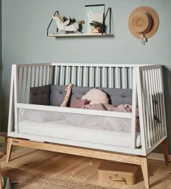 Senge*Leander Luna Ombygningssæt Til Babyseng - 140 cm - Hvid
