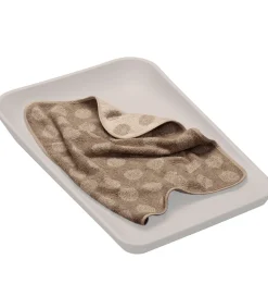 Pusletid|Puslepuder Og -Underlag*Leander Topper - Matty - 50x65 cm - Mocca m. Prikker