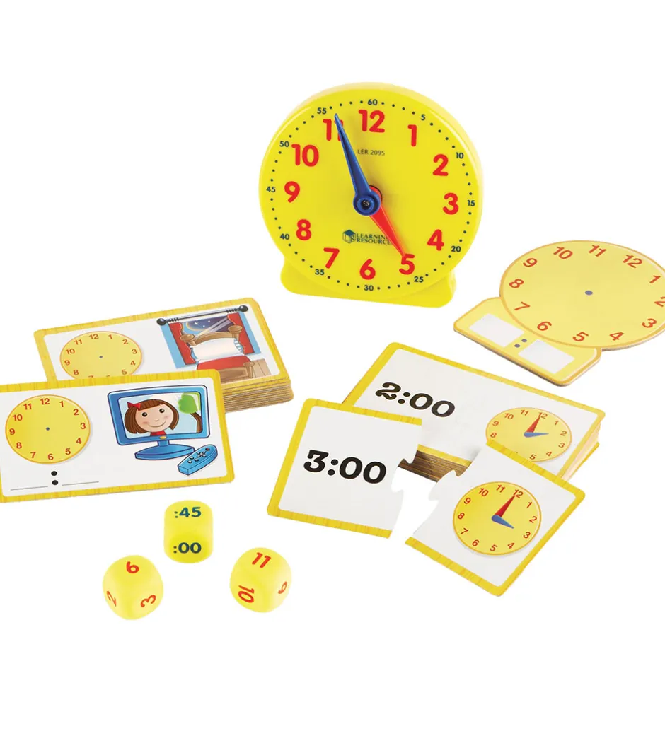 Learning Resources Aktivitetslegetøj - Lær Klokken - 41 Dele