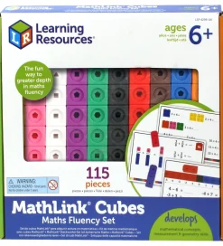Kreasæt*Learning Resources Legetøj MathLink Cubes - Matematik For Begynd