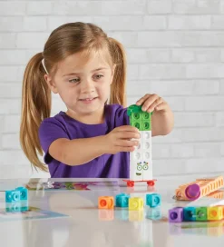 Kreasæt*Learning Resources Resources Legetøj - MathLink Cubes - Numberbl