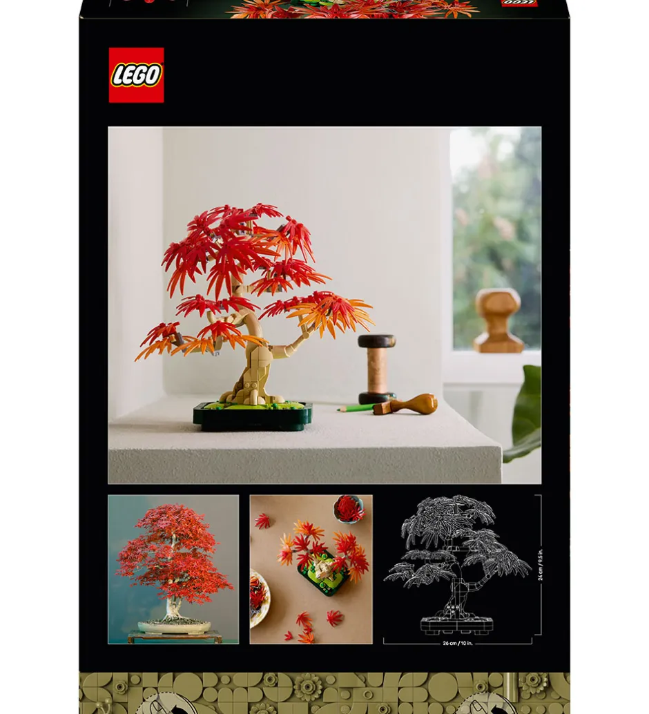 Lego®|Byg Og Klodser*LEGO® Botanicals - Bonsaitræ: Japansk løn 10348 - 474 dele