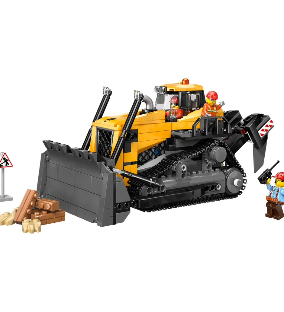 Lego®|Byg Og Klodser*LEGO® City - Gul bulldozer 60466 - 682 dele