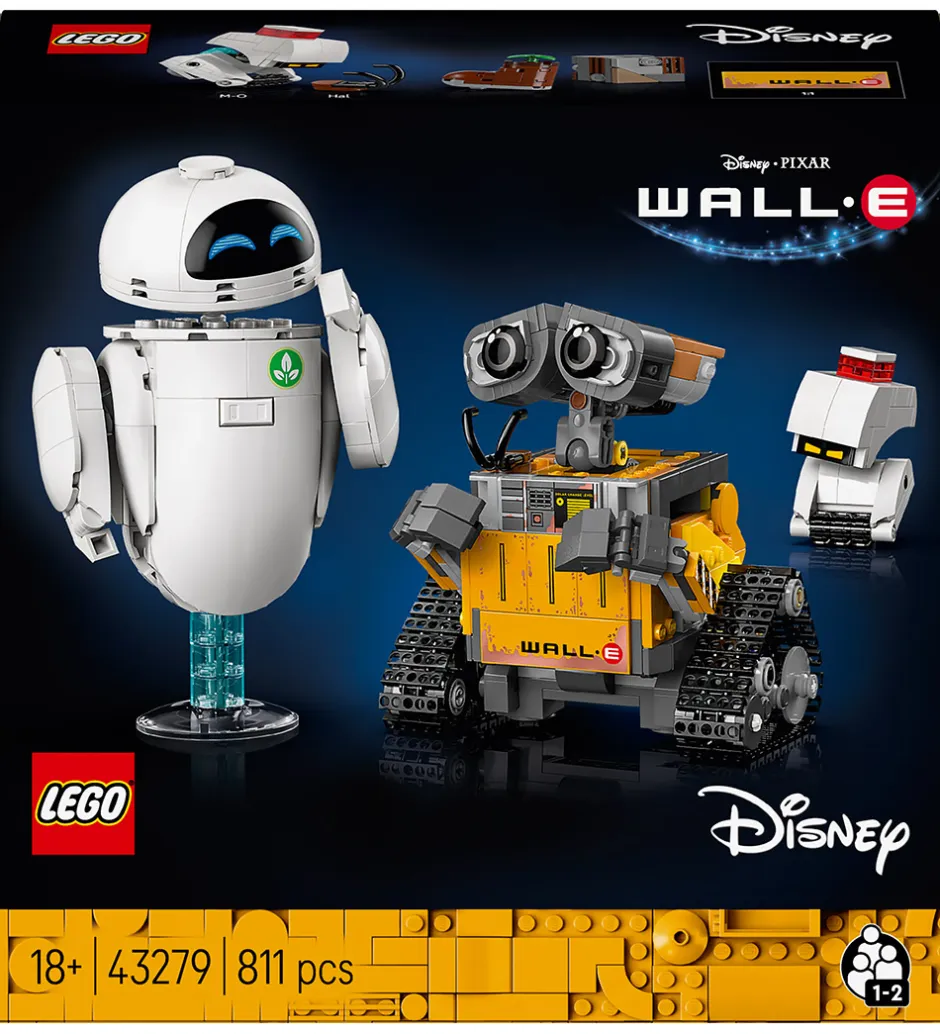 Lego®|Konstruktionslegetøj*LEGO® Disney - WALL-E Og Eva 43279 - 811 Dele