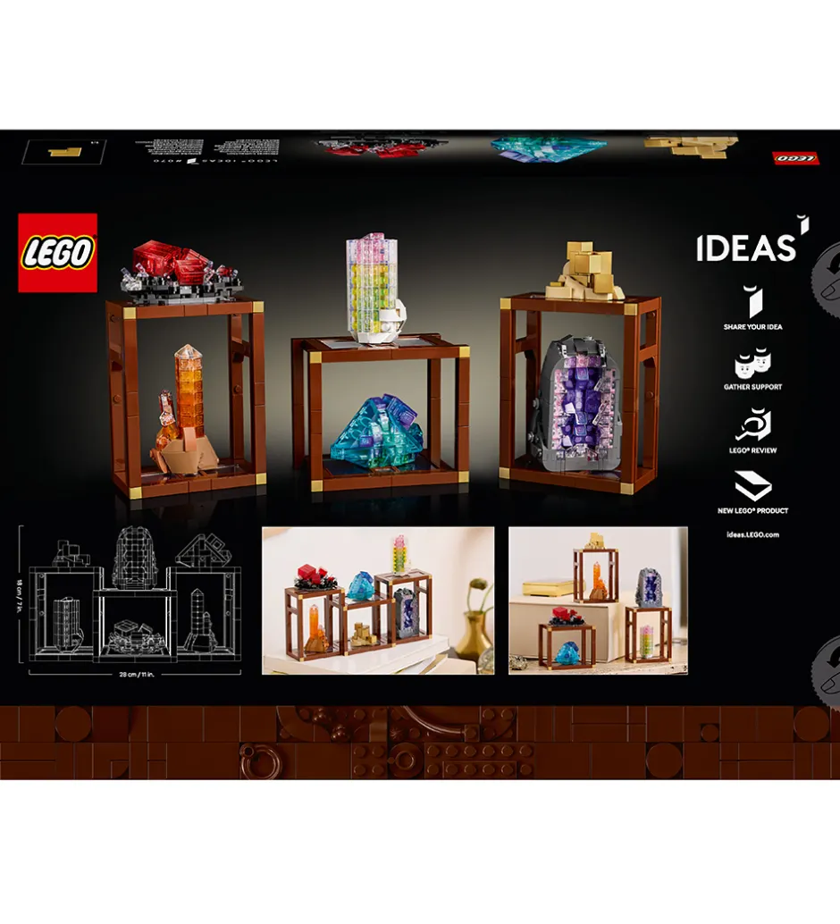 Lego®|Konstruktionslegetøj*LEGO® Ideas - Mineralsamling 21362 - 880 Dele