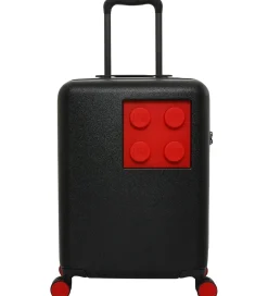 LEGO® Tasker LEGO® Kuffert - Brick 2x2 - 20" - Sort/Bright Red