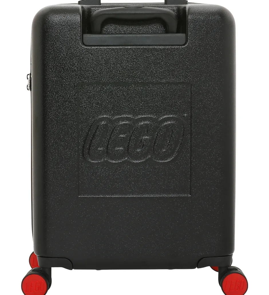 LEGO® Tasker LEGO® Kuffert - Brick 2x2 - 20" - Sort/Bright Red