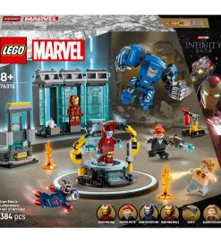 Lego®|Byg Og Klodser*LEGO® Marvel - Iron Mans Laboratorium: Dragt... 76315 - 384 Dele
