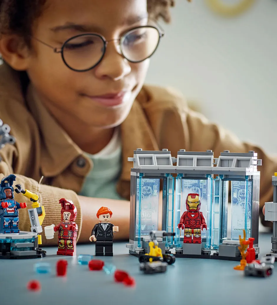 Lego®|Byg Og Klodser*LEGO® Marvel - Iron Mans Laboratorium: Dragt... 76315 - 384 Dele