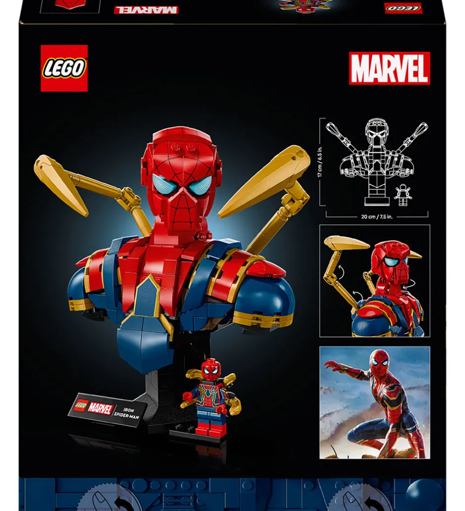 Lego®|Konstruktionslegetøj*LEGO® Marvel - Iron Spiderman 76326 - 379 Dele