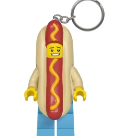 LEGO® Nøglering m. Lommelygte - Hot Dog Man
