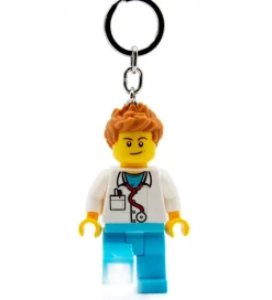 LEGO® Nøglering m. Lommelygte - Male Doctor
