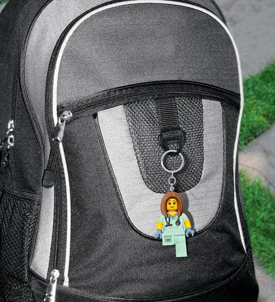 Lommelygter|Nøgleringe*LEGO® Nøglering m. Lommelygte - Nurse