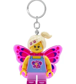 LEGO® Nøglering m. Lommelygte - Butterfly Girl