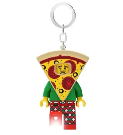 LEGO® Nøglering m. Lommelygte - Pizza Guy