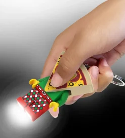 LEGO® Nøglering m. Lommelygte - Pizza Guy