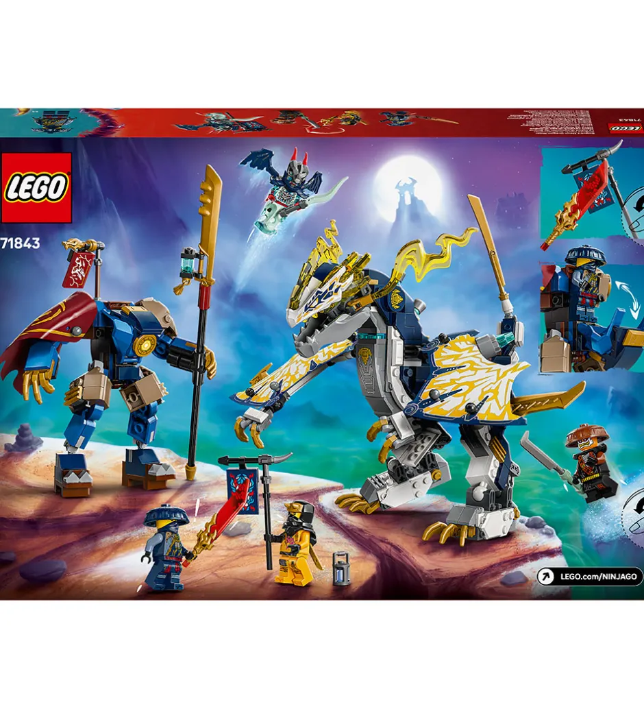Lego®|Konstruktionslegetøj*LEGO® Ninjago - Rogues drageflyver-mech 71843 - 584 dele