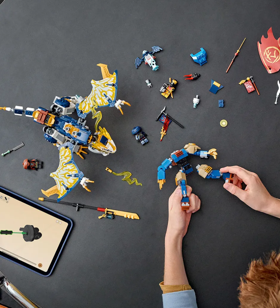 Lego®|Konstruktionslegetøj*LEGO® Ninjago - Rogues drageflyver-mech 71843 - 584 dele