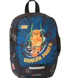 Børnehavetasker*LEGO® Tasker LEGO® Ninjago Børnehavetaske - Sort/Blå m. Print