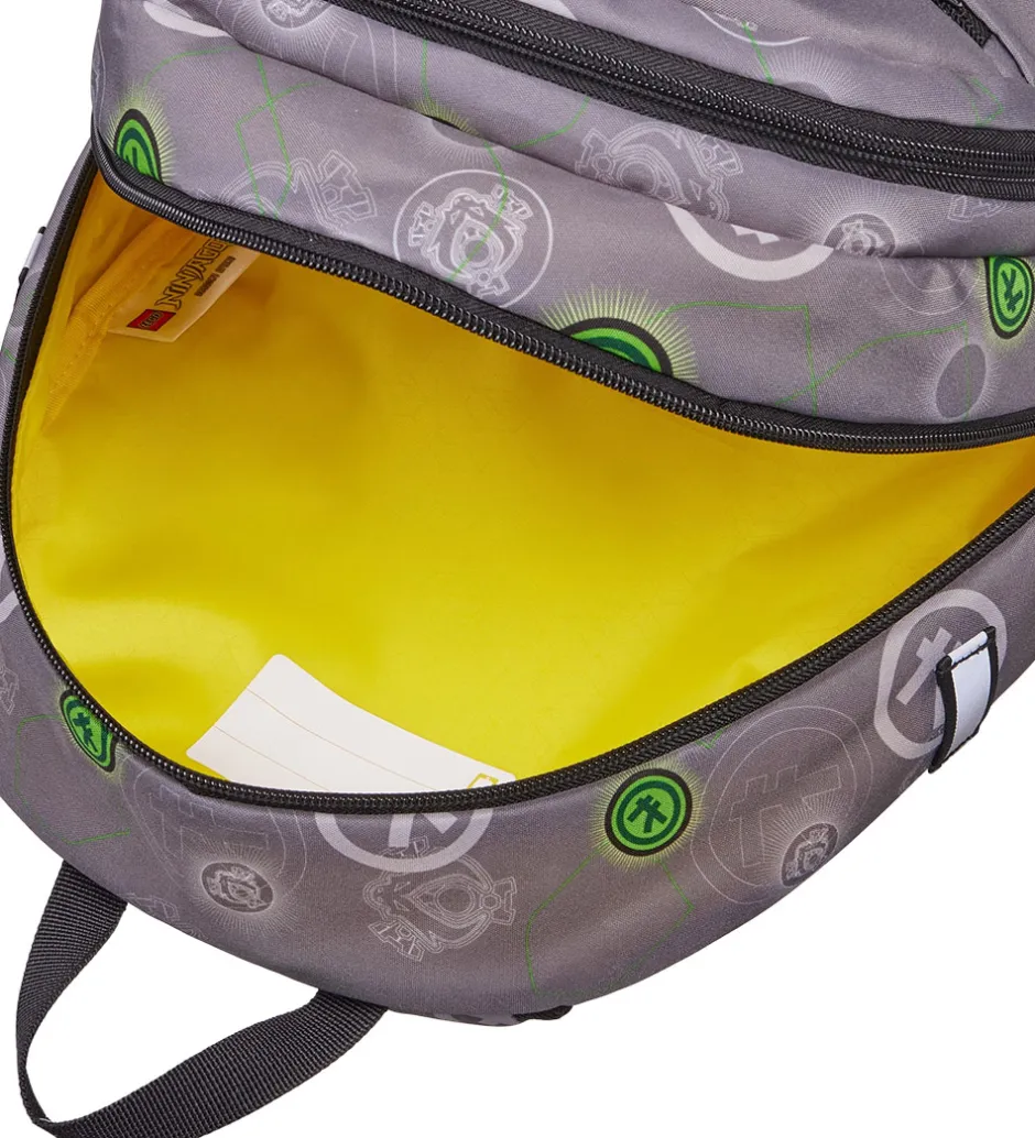 Skoletasker*LEGO® Tasker LEGO® Ninjago Rygsæk - Elemental Master Of Energy - 18 L - Grå