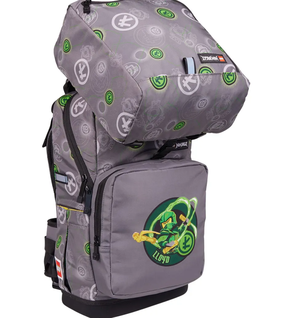 Skoletasker*LEGO® Tasker LEGO® Ninjago Skoletaskesæt - Element Master Of Energy - Grå