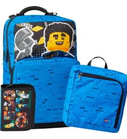 Gymnastikposer*LEGO® Tasker LEGO® Skoletaske m. Gymnastikpose/Penalhus - City - Police Adven