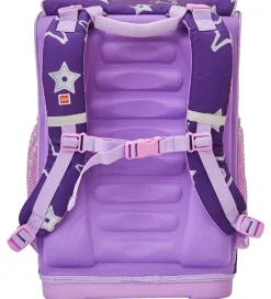 LEGO® Tasker LEGO® Skoletaske m. Gymnastikpose - Stars - Lilla m. Stjerner