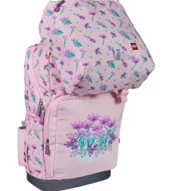 Skoletasker*LEGO® Tasker LEGO® Skoletaskesæt - Optimo - Flowers - 20 L - Lyserød
