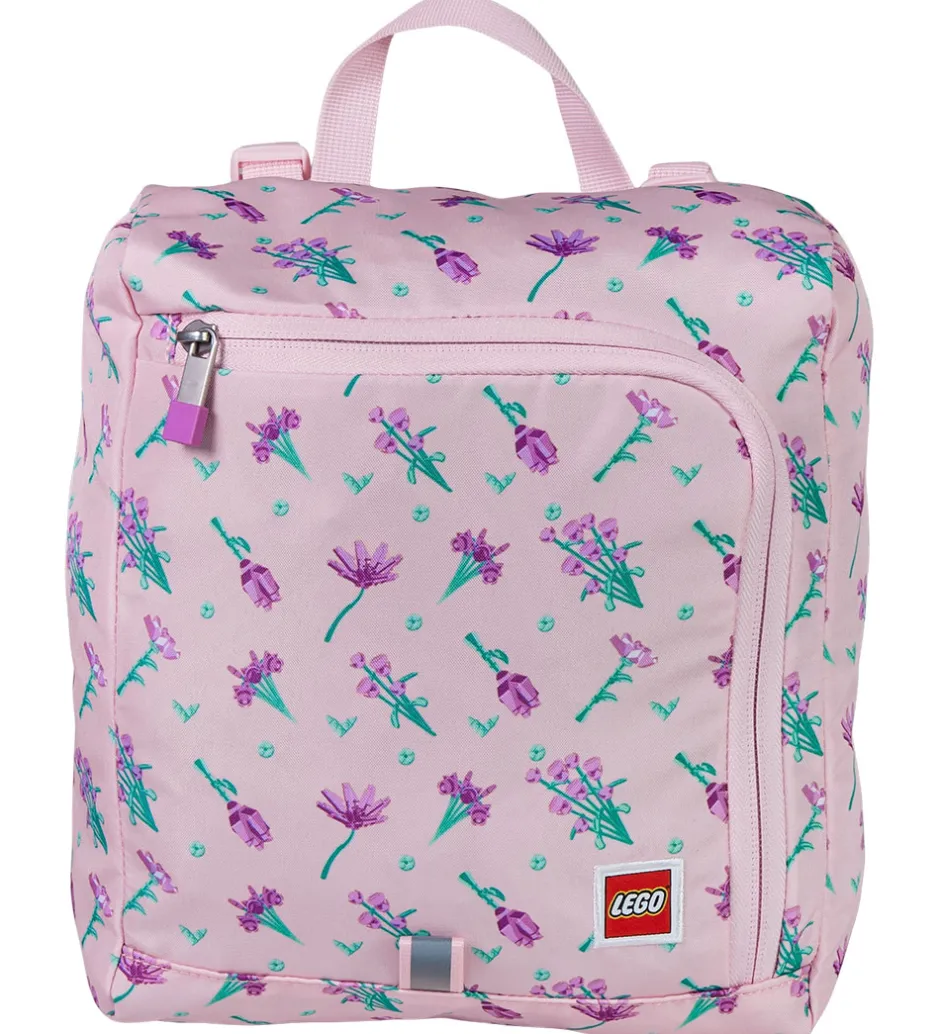 Skoletasker*LEGO® Tasker LEGO® Skoletaskesæt - Optimo - Flowers - 20 L - Lyserød