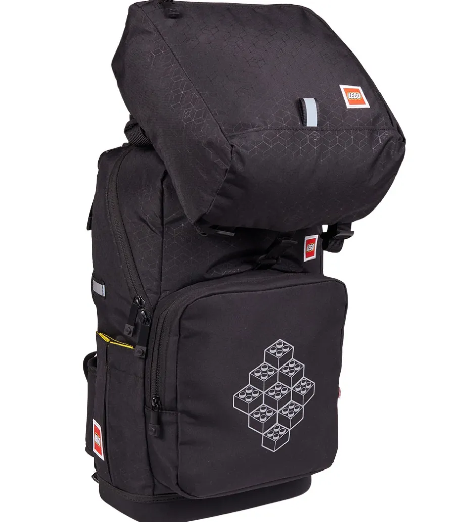Skoletasker*LEGO® Tasker LEGO® Skoletaskesæt - Optimo - Bricks - 20 L - Sort
