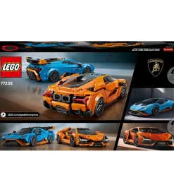 Lego®|Konstruktionslegetøj*LEGO® Speed Champions - Lamborghini Revuelto Og Huracán STO 7723