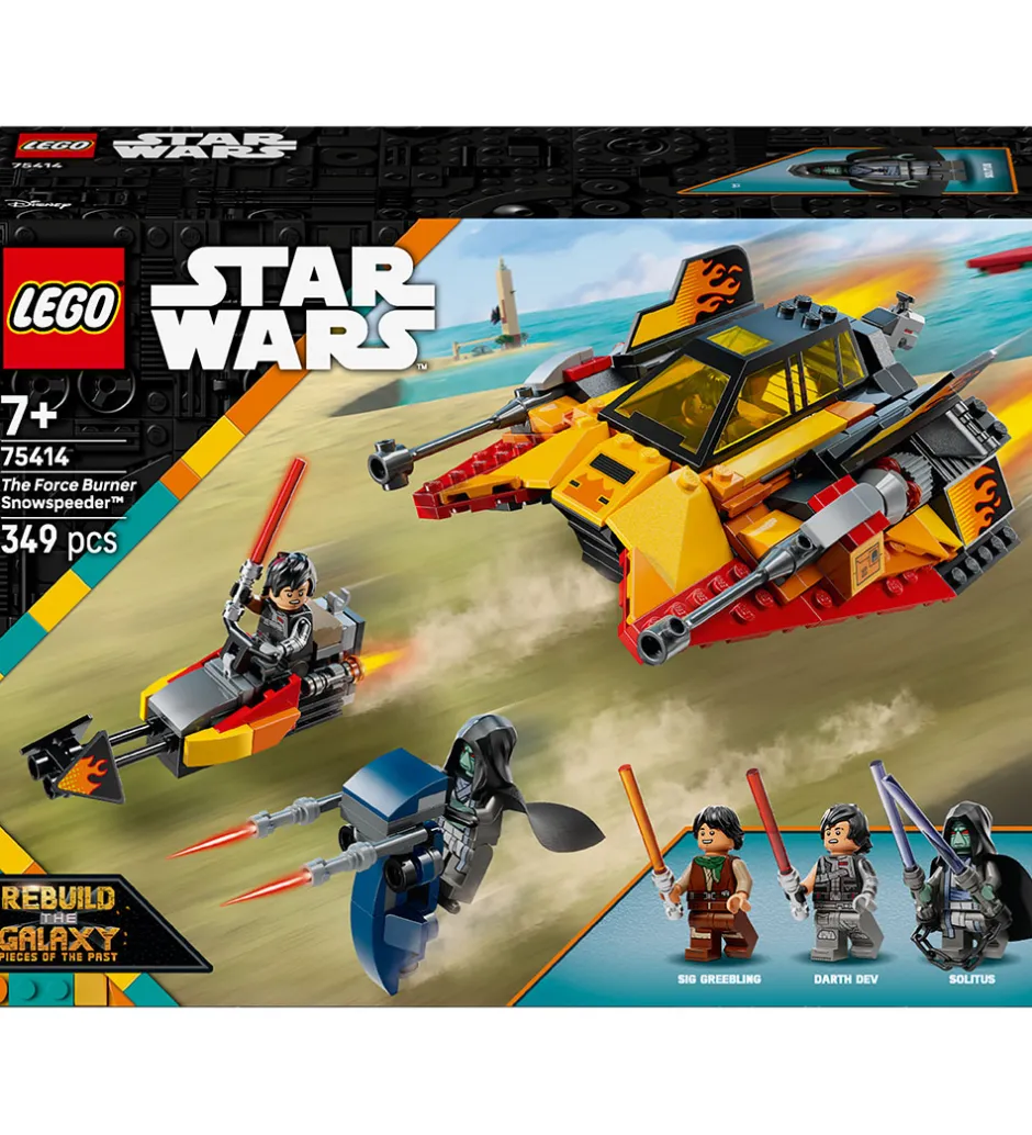 Lego®|Konstruktionslegetøj*LEGO® Star Wars - Force Burner-Snespeeder 75414 - 349 Dele