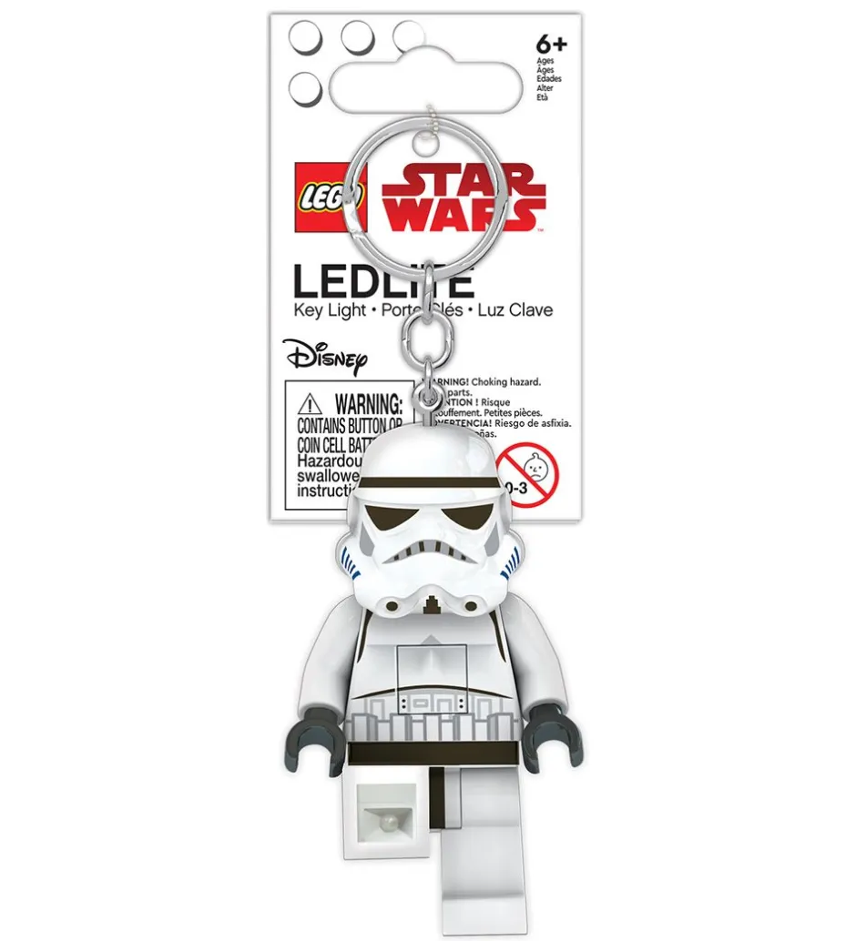 LEGO® Star Wars Nøglering m. Lommelygte - Stormtrooper